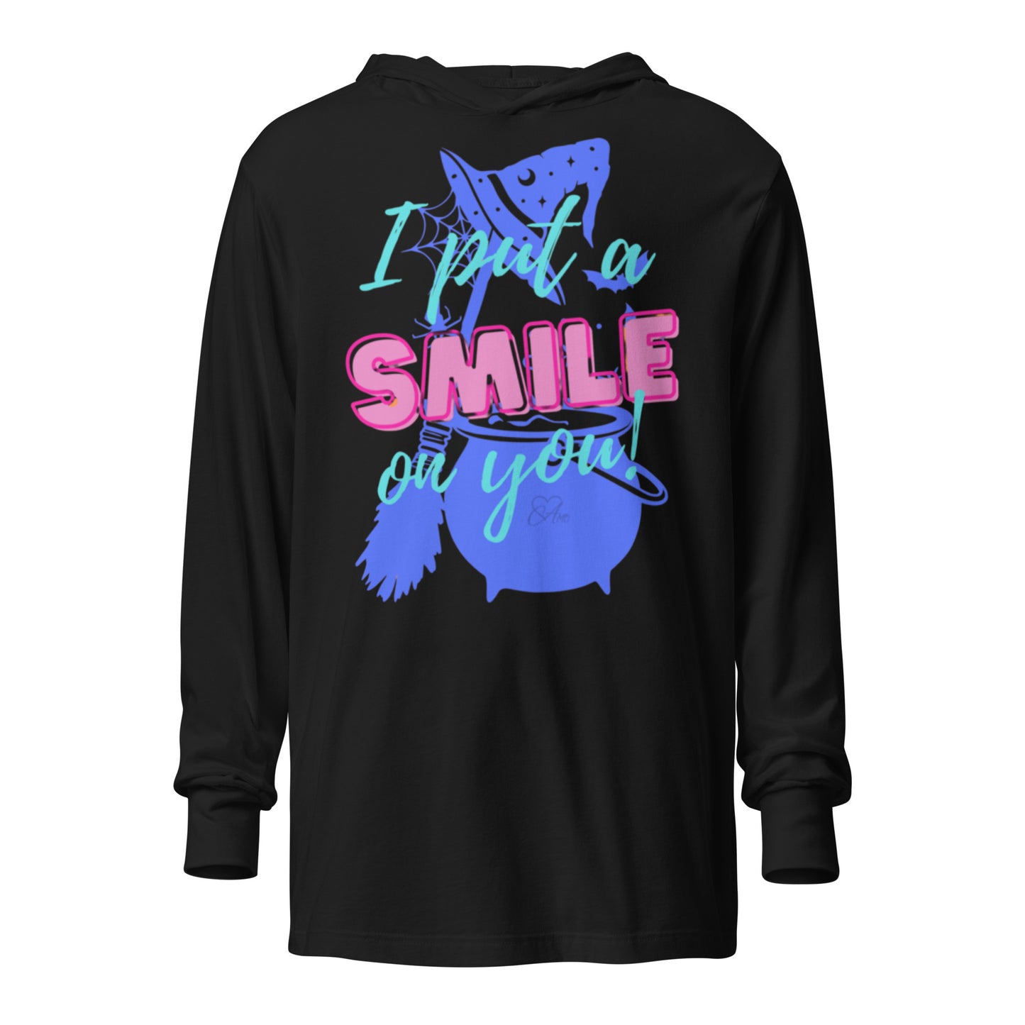 Smile - Hooded Long-sleeve T-shirt