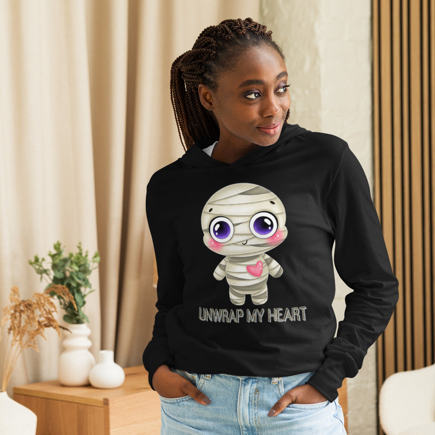 Mummy - Hooded Long-sleeve T-shirt