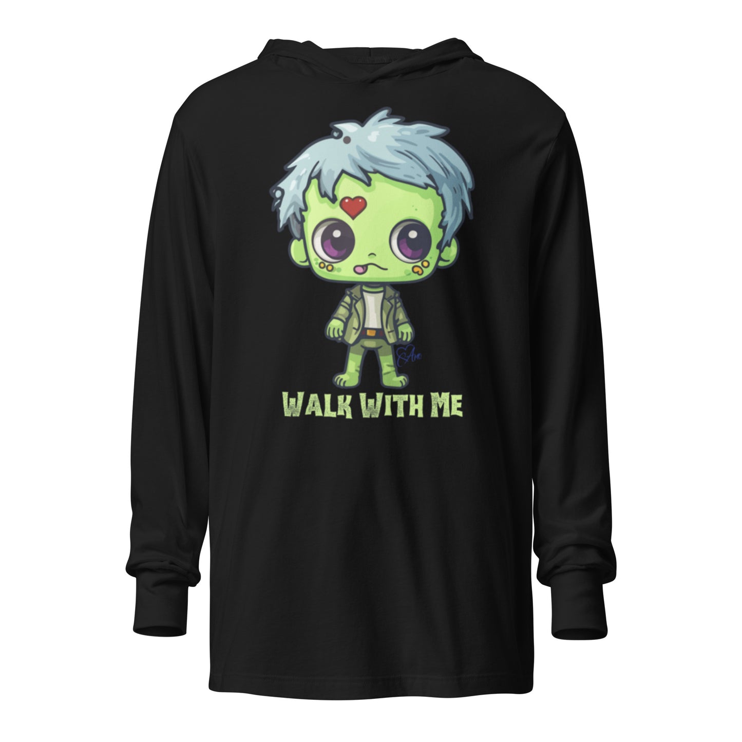 Zombie - Hooded Long-sleeve T-shirt