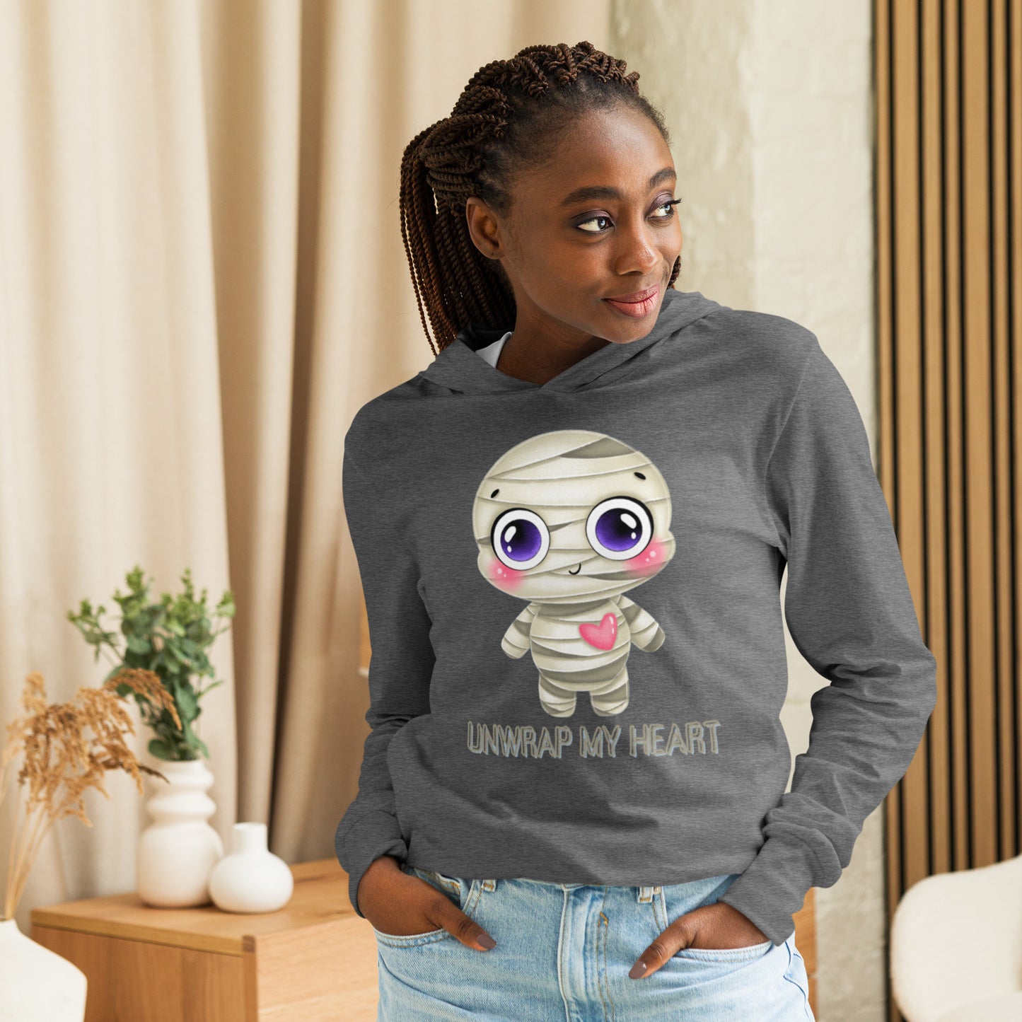 Mummy - Hooded Long-sleeve T-shirt