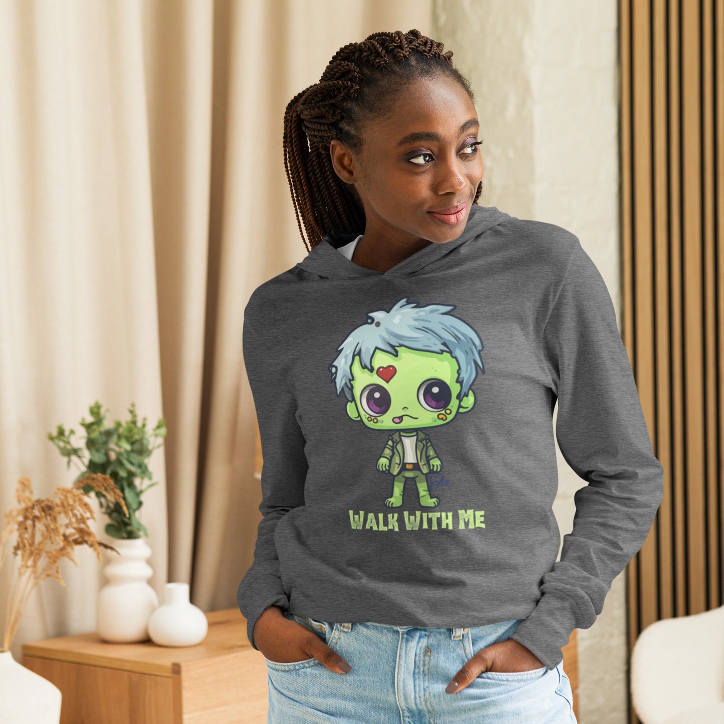 Zombie - Hooded Long-sleeve T-shirt