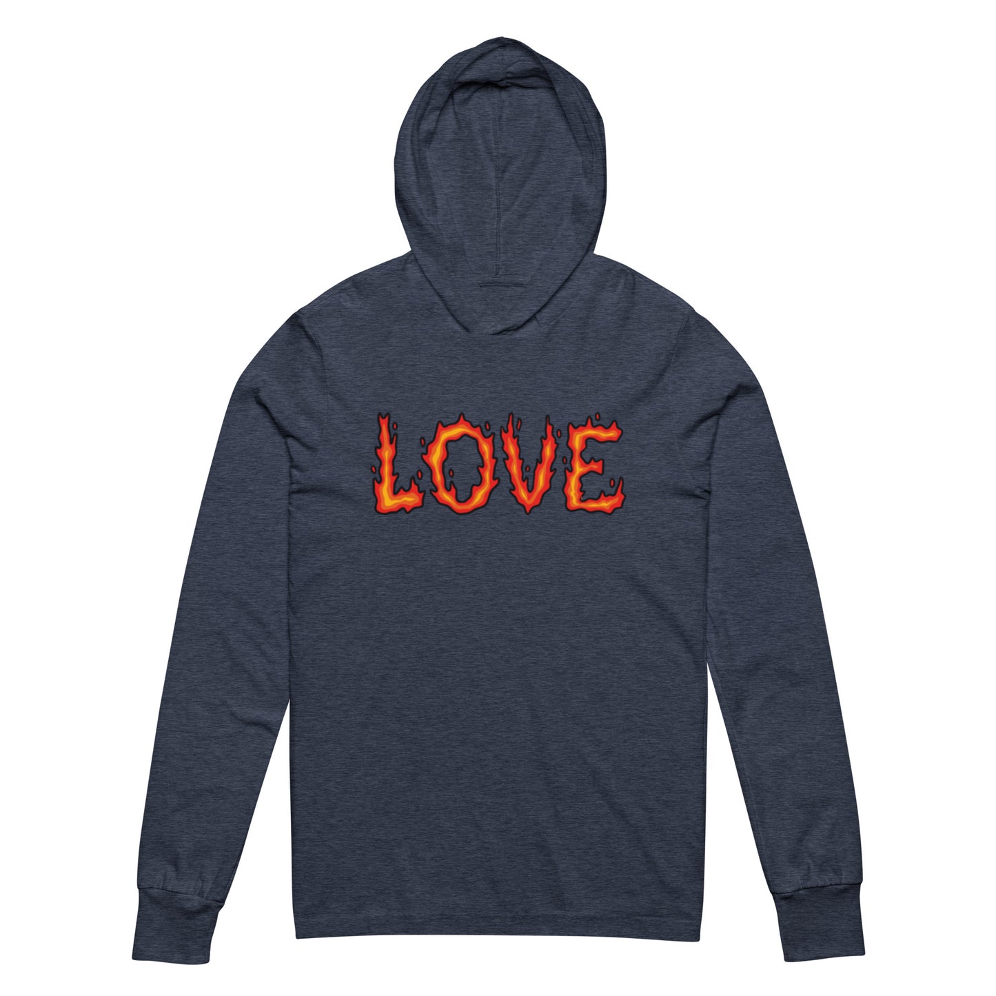 Burning Love - Hooded Long-sleeve T-Shirt
