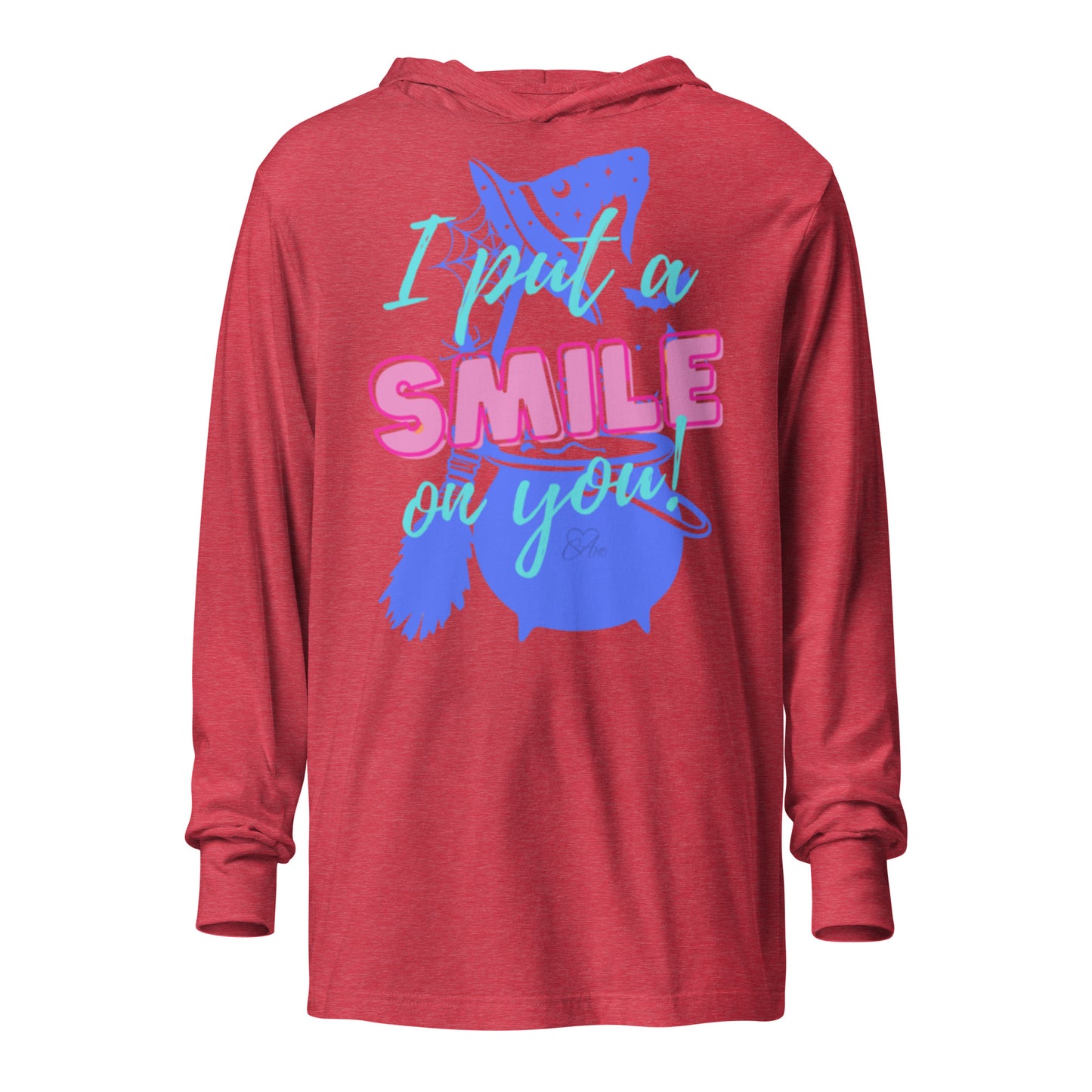 Smile - Hooded Long-sleeve T-shirt