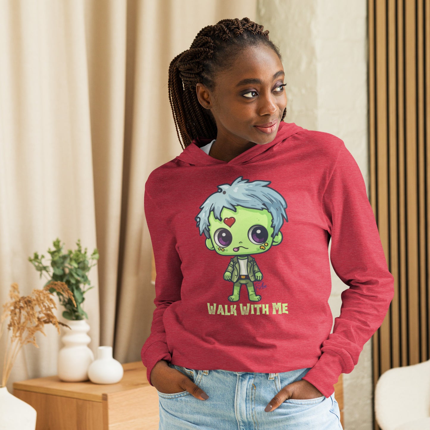 Zombie - Hooded Long-sleeve T-shirt
