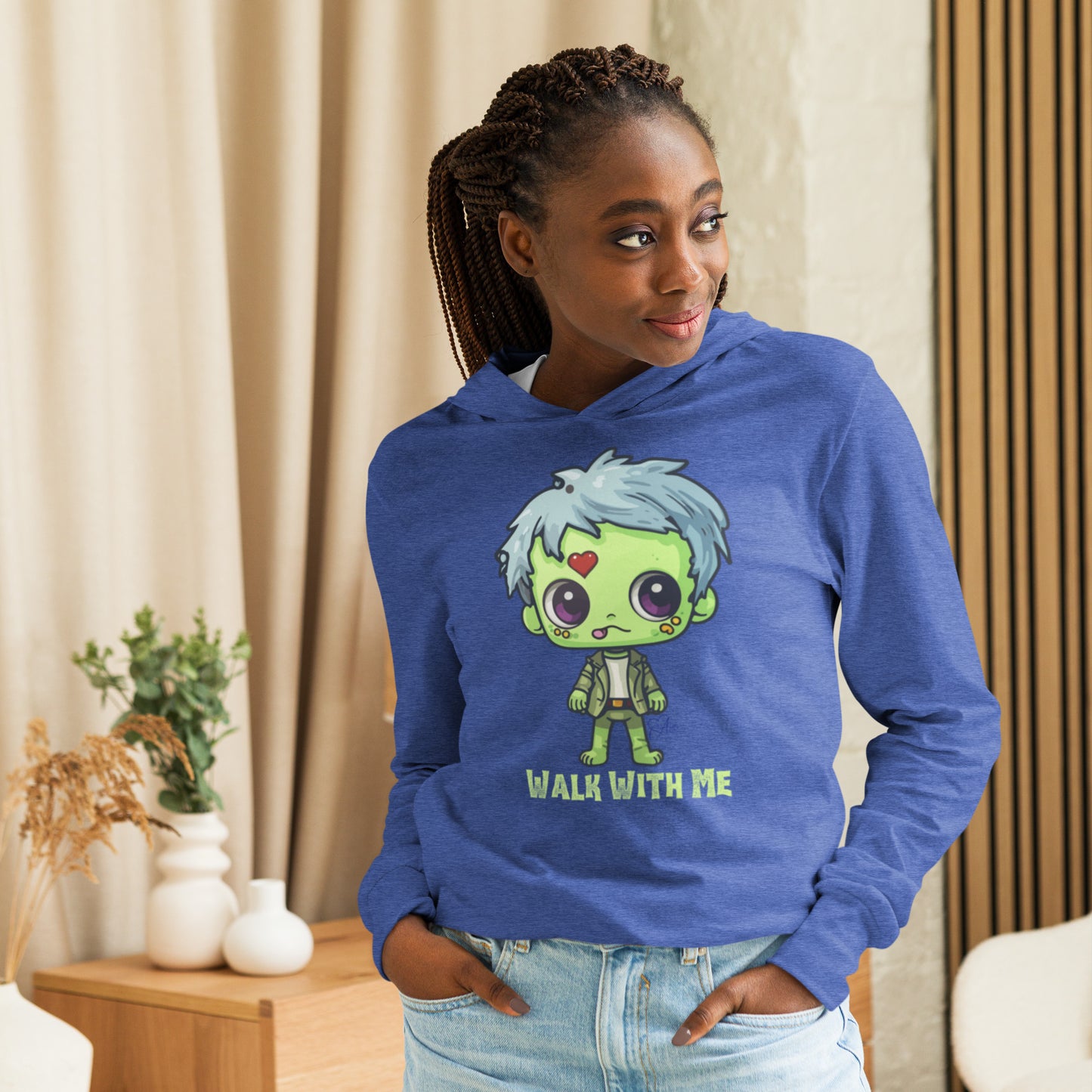 Zombie - Hooded Long-sleeve T-shirt