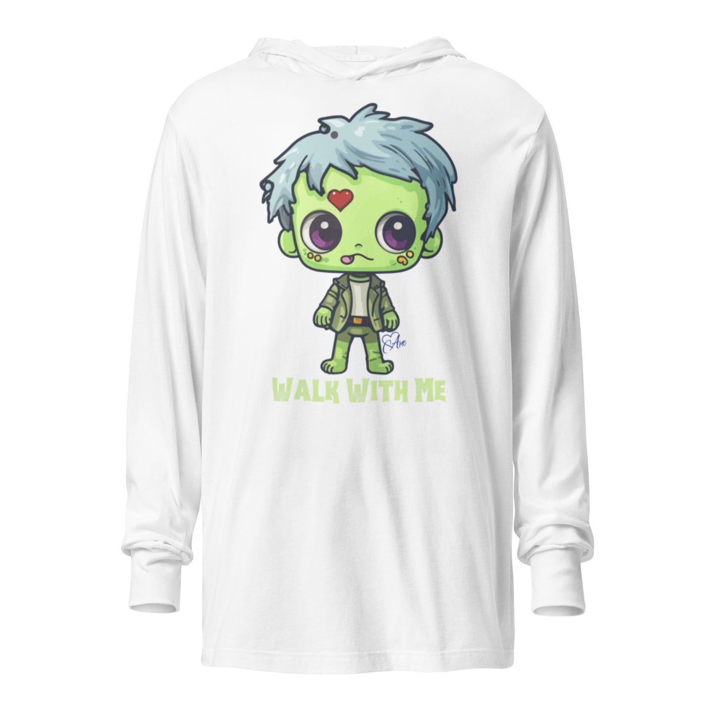 Zombie - Hooded Long-sleeve T-shirt