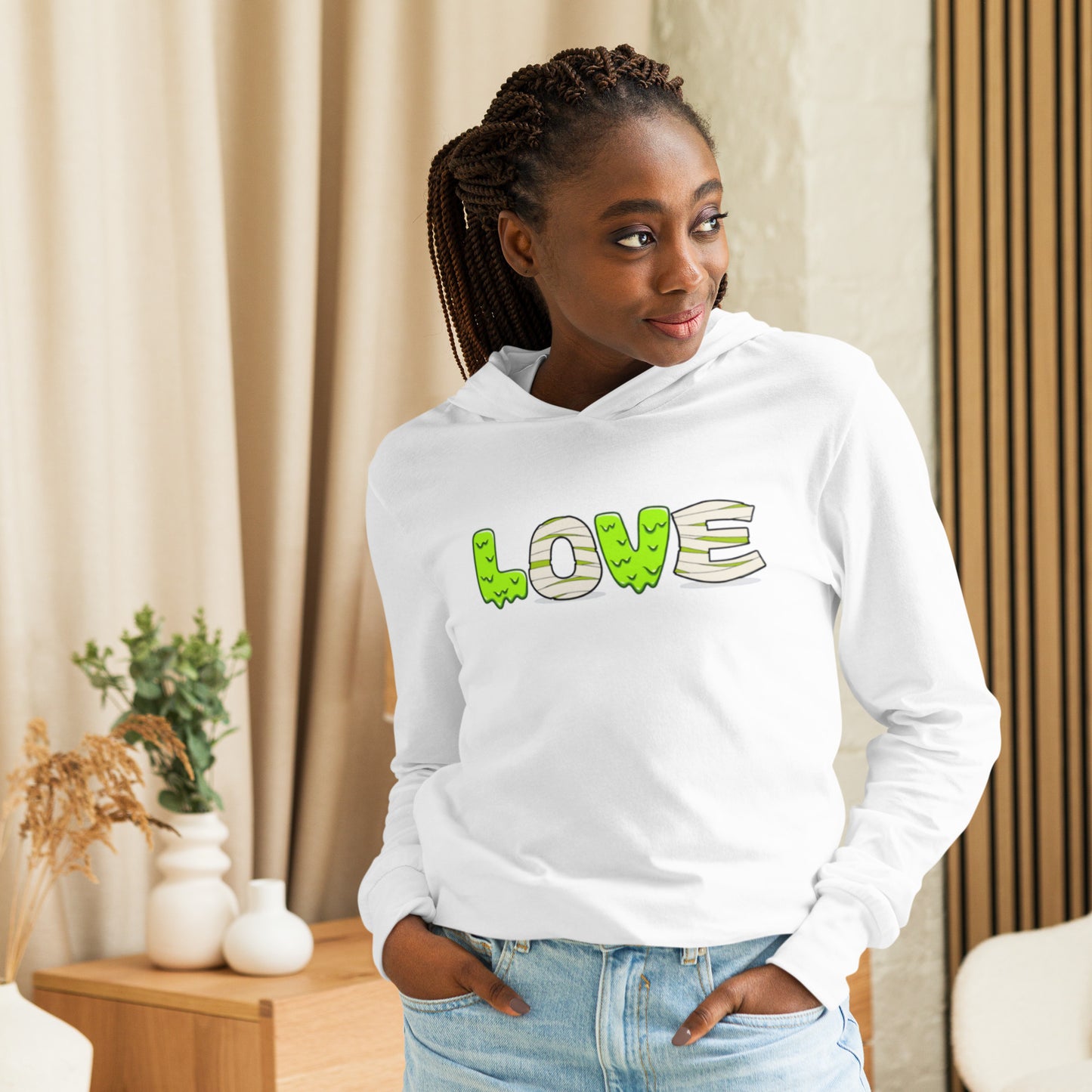 Love - Hooded Long-sleeve T-shirt