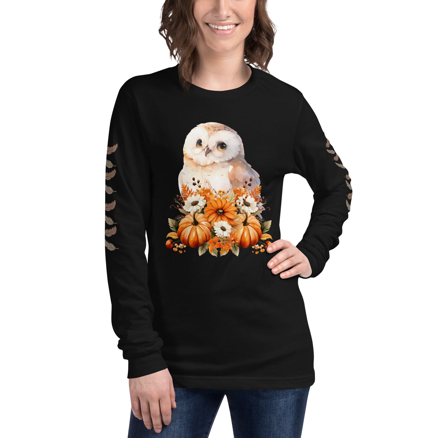 Autumn Owl - Long-sleeve T-Shirt