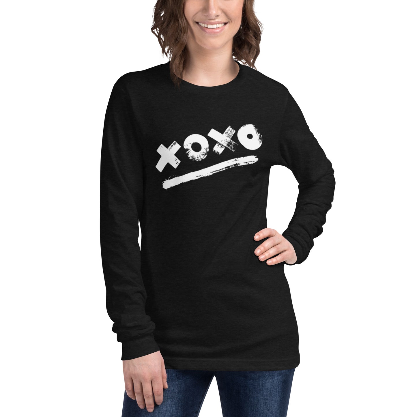 White XOXO - Long-Sleeve T-Shirt