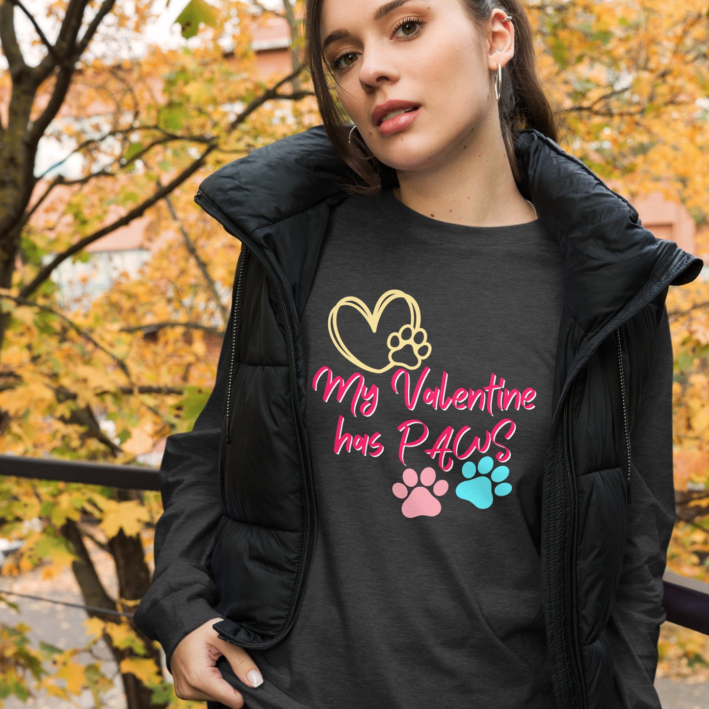 Paw Valentine - Long-Sleeve T-Shirt