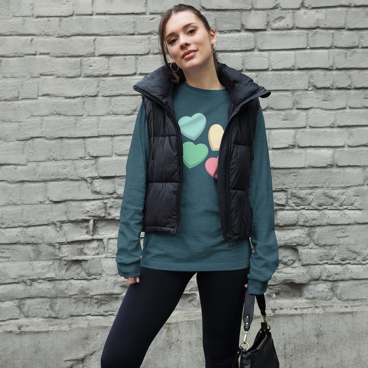 Candy Hearts - Long-Sleeve T-Shirt