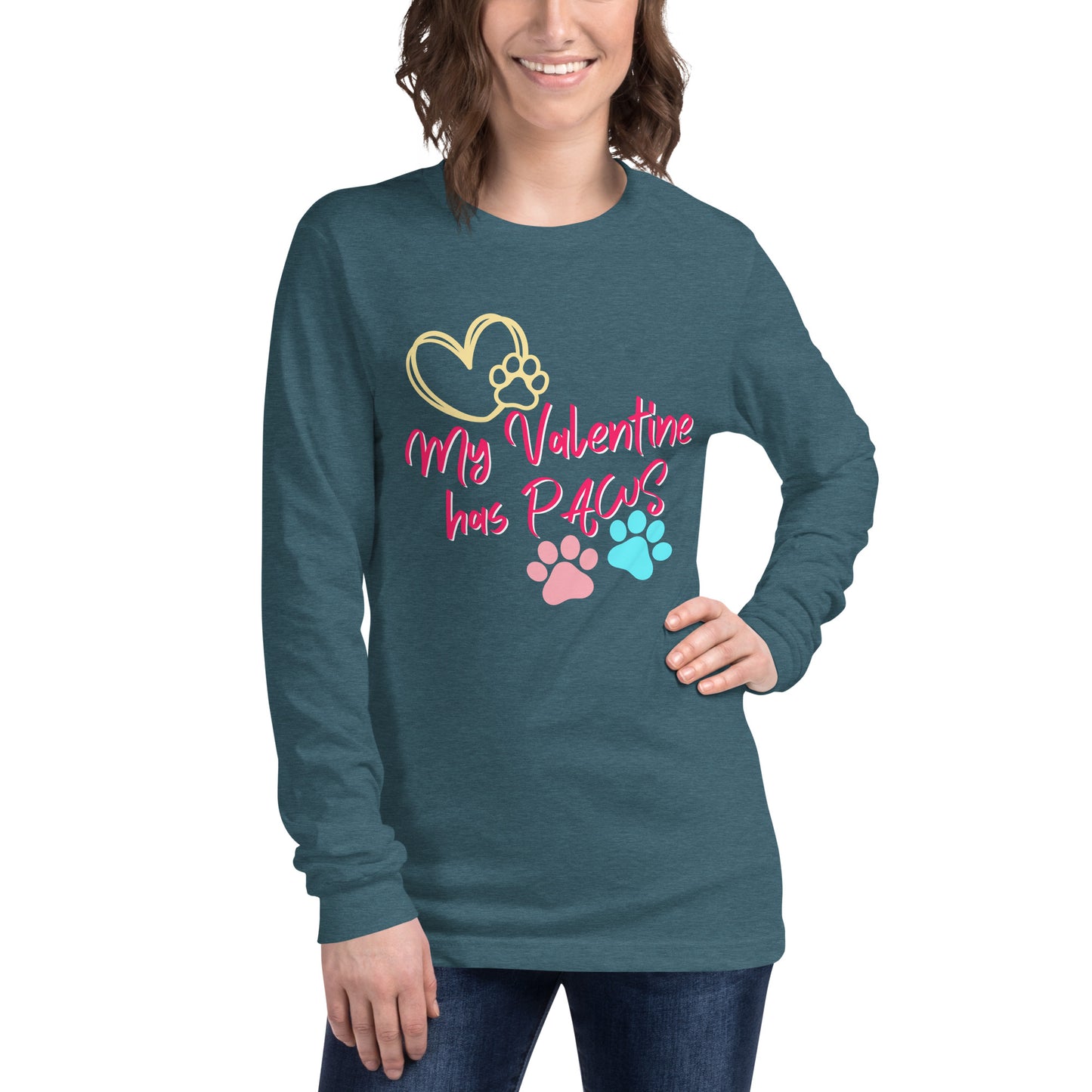 Paw Valentine - Long-Sleeve T-Shirt