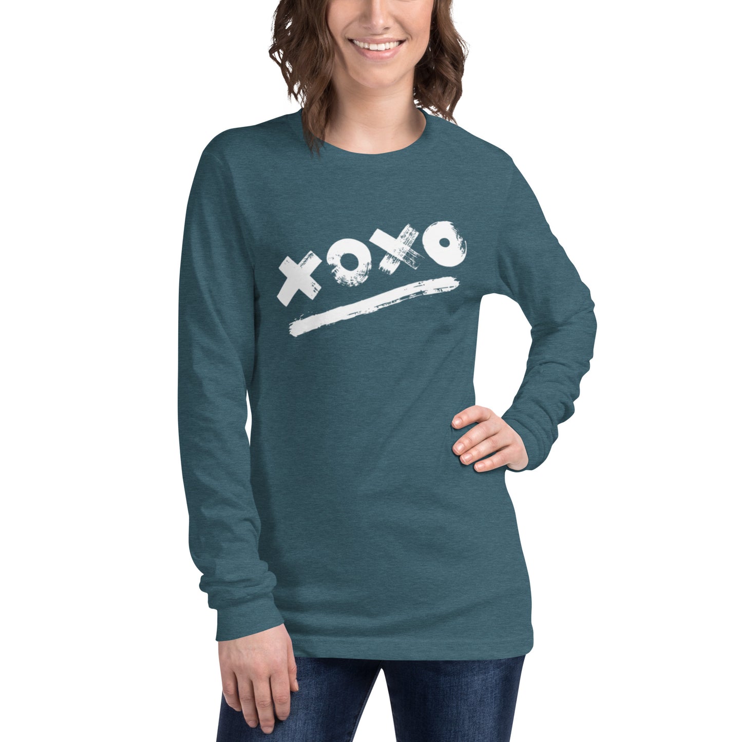 White XOXO - Long-Sleeve T-Shirt