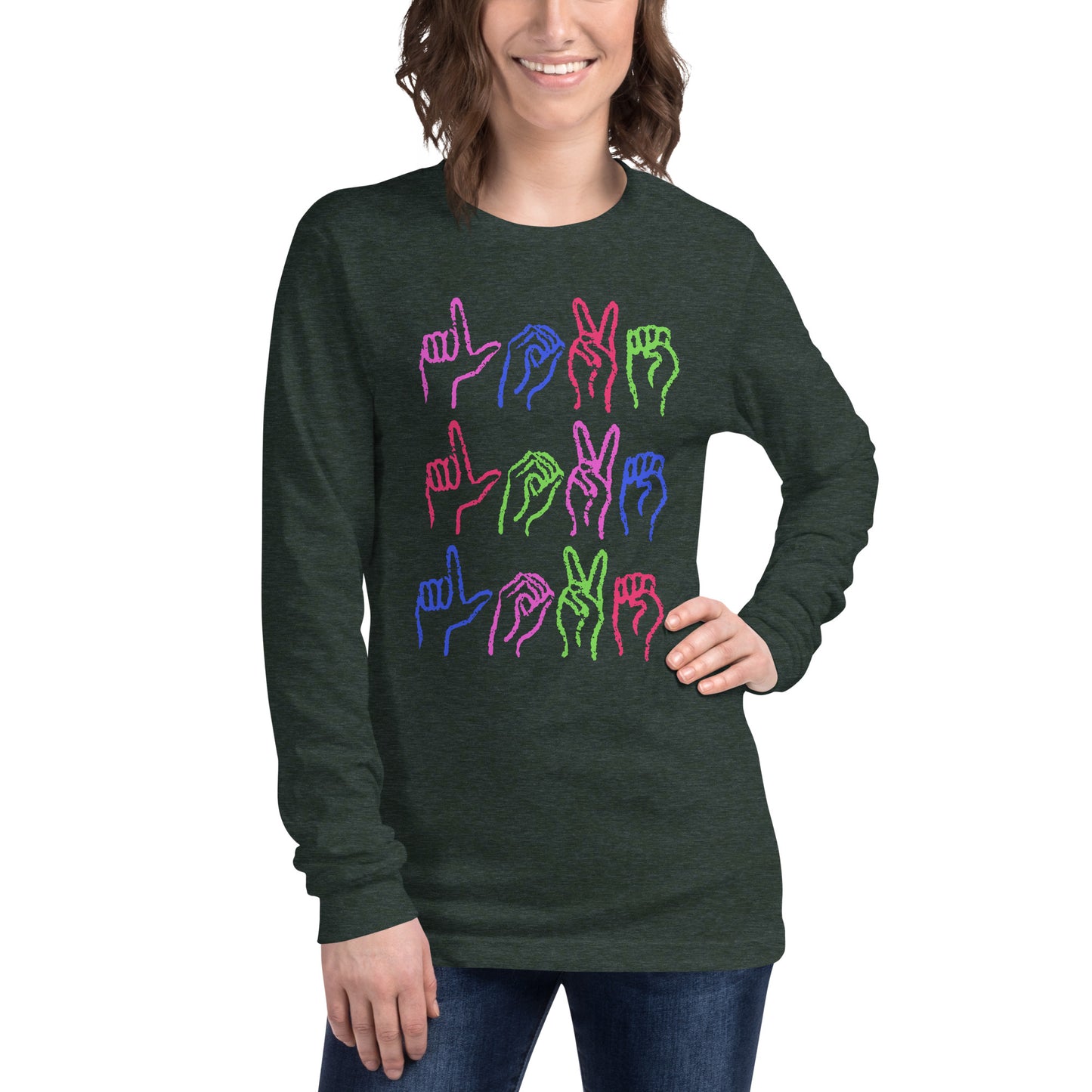 Love (Sign Language) - Long-Sleeve T-Shirt