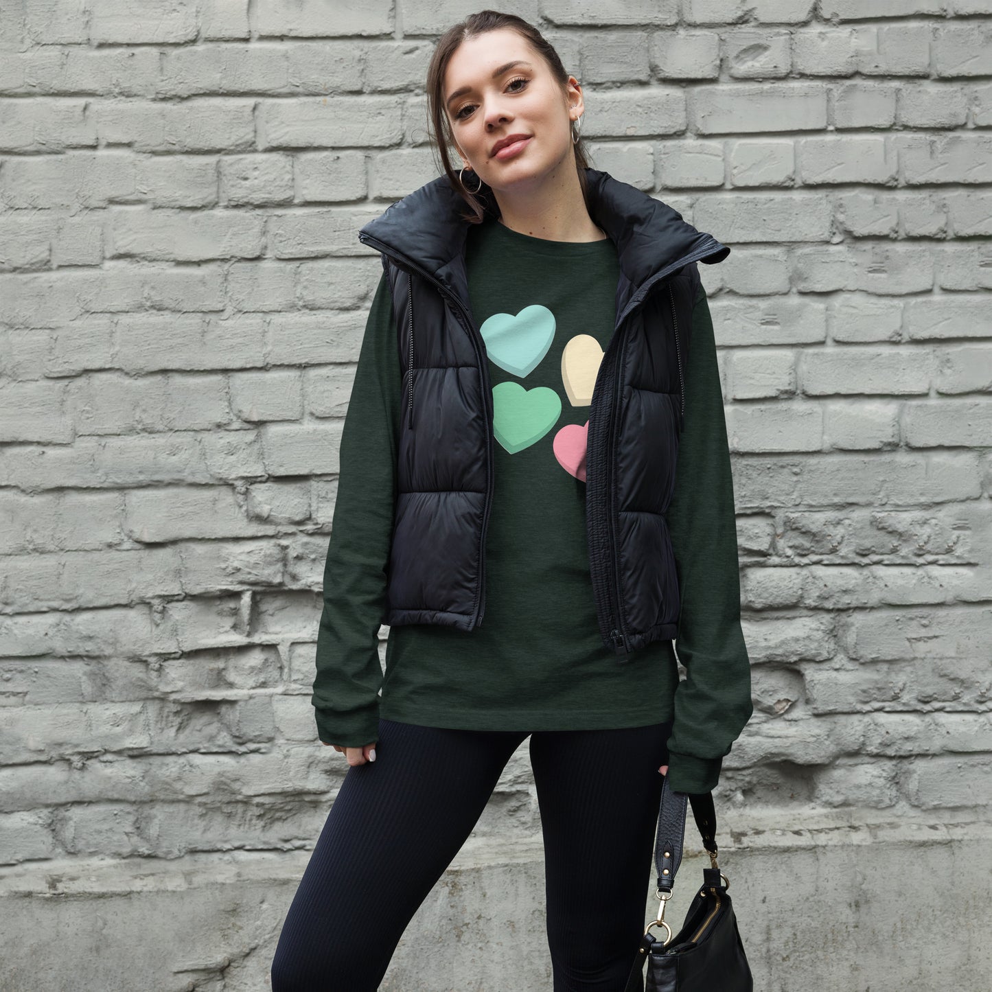 Candy Hearts - Long-Sleeve T-Shirt