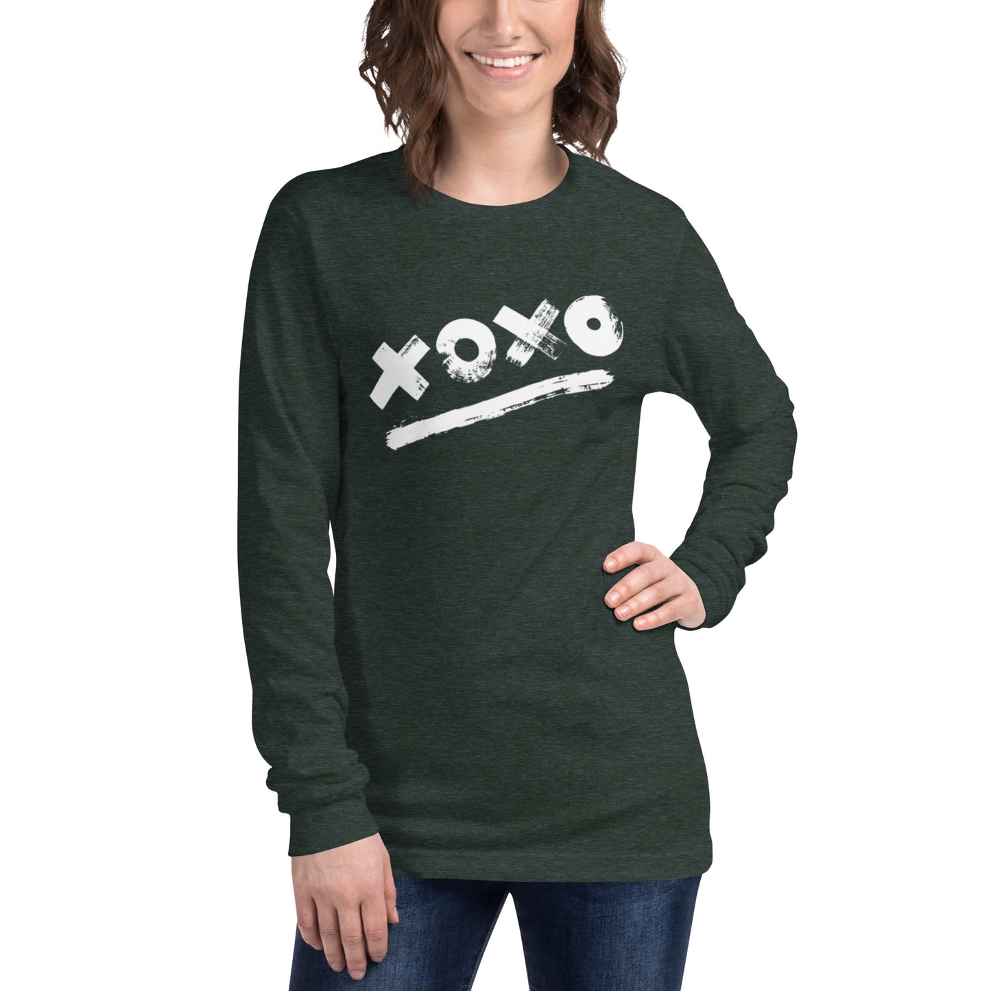 White XOXO - Long-Sleeve T-Shirt