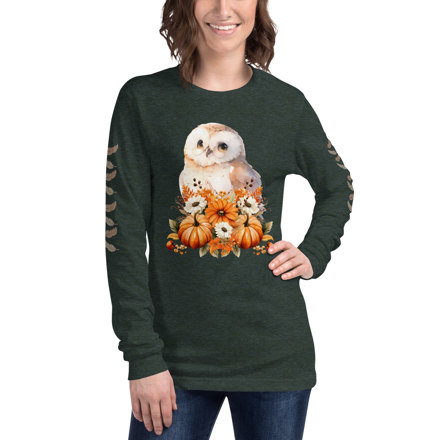 Autumn Owl - Long-sleeve T-Shirt