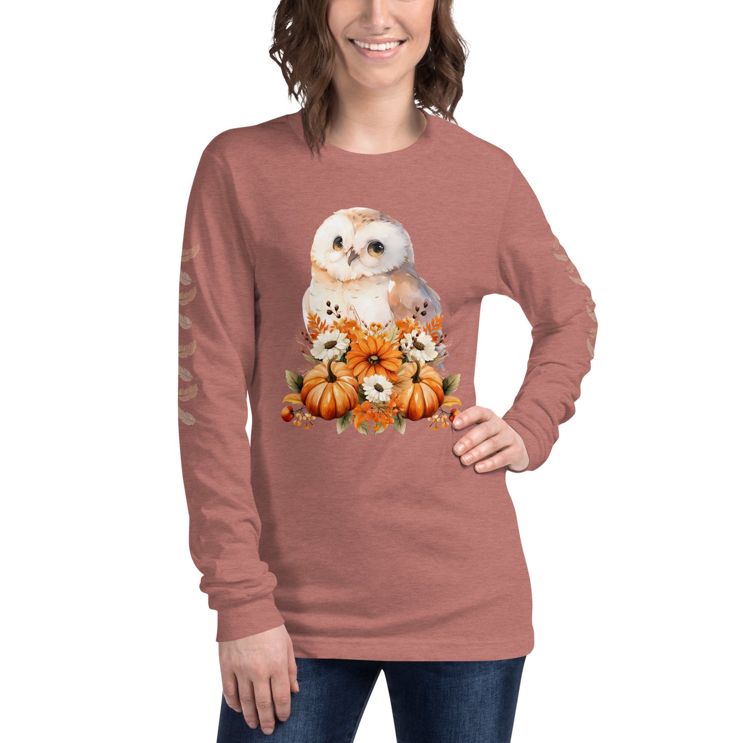 Autumn Owl - Long-sleeve T-Shirt