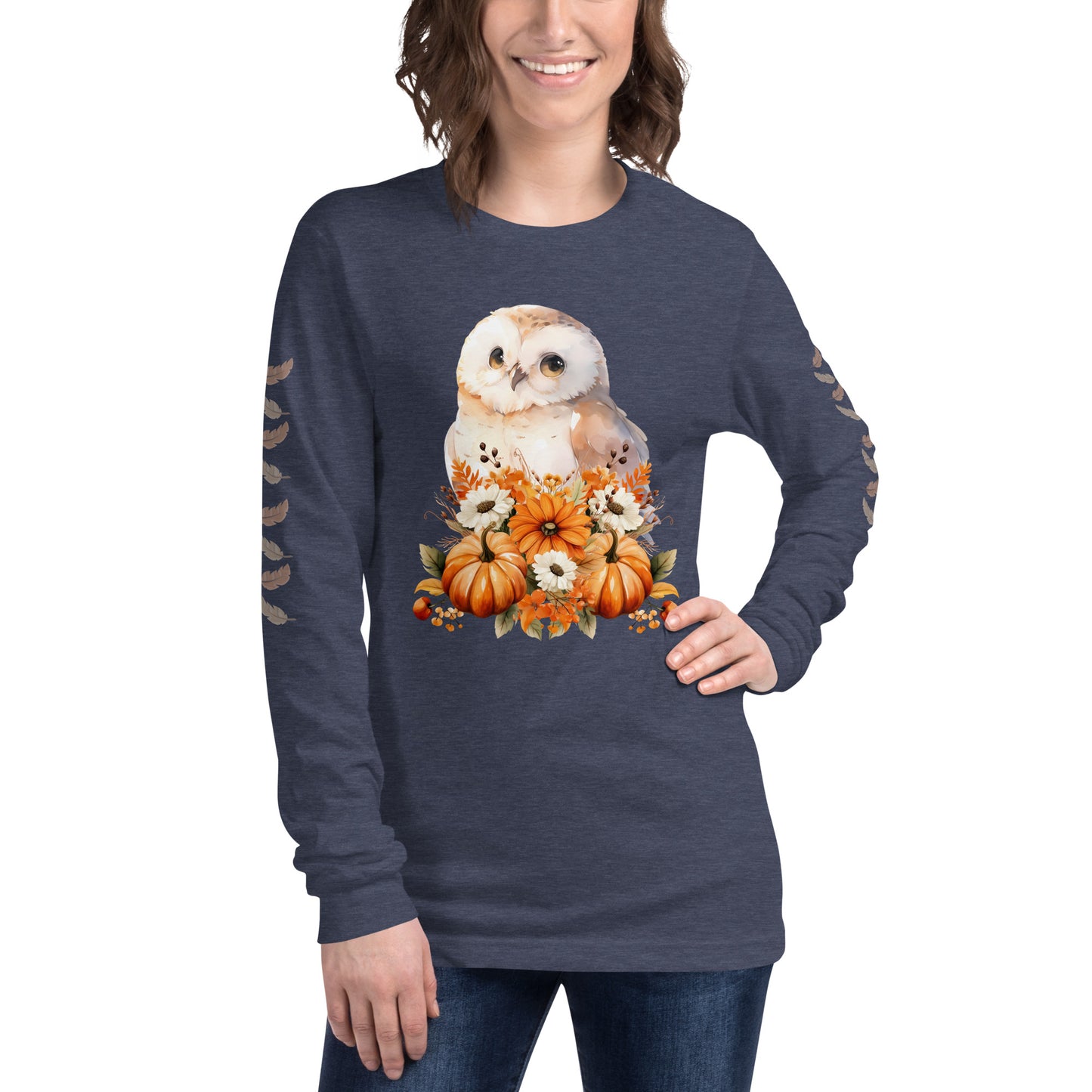 Autumn Owl - Long-sleeve T-Shirt