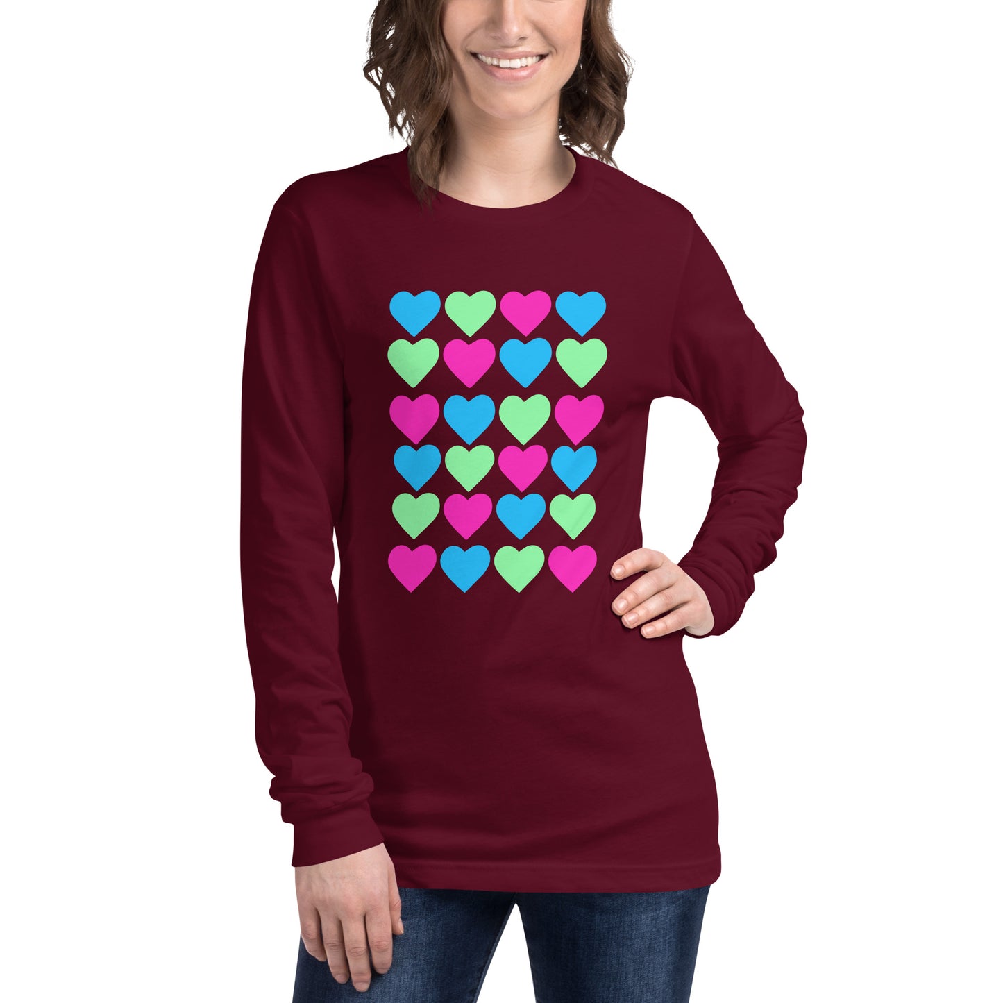 Bright Hearts - Long-Sleeve T-Shirt