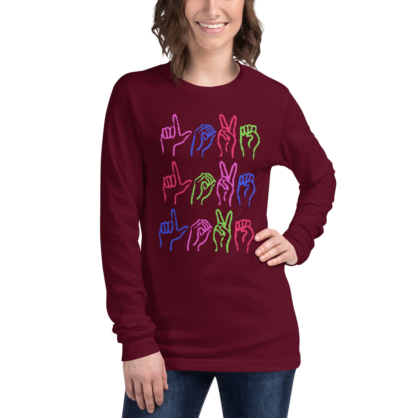 Love (Sign Language) - Long-Sleeve T-Shirt