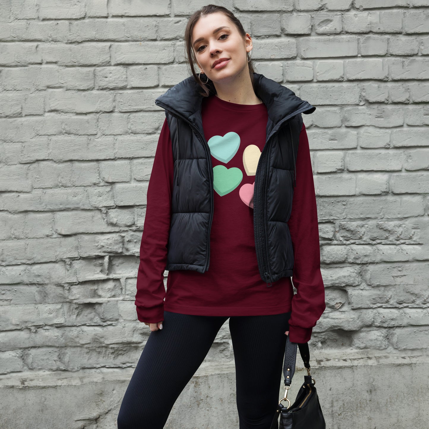Candy Hearts - Long-Sleeve T-Shirt