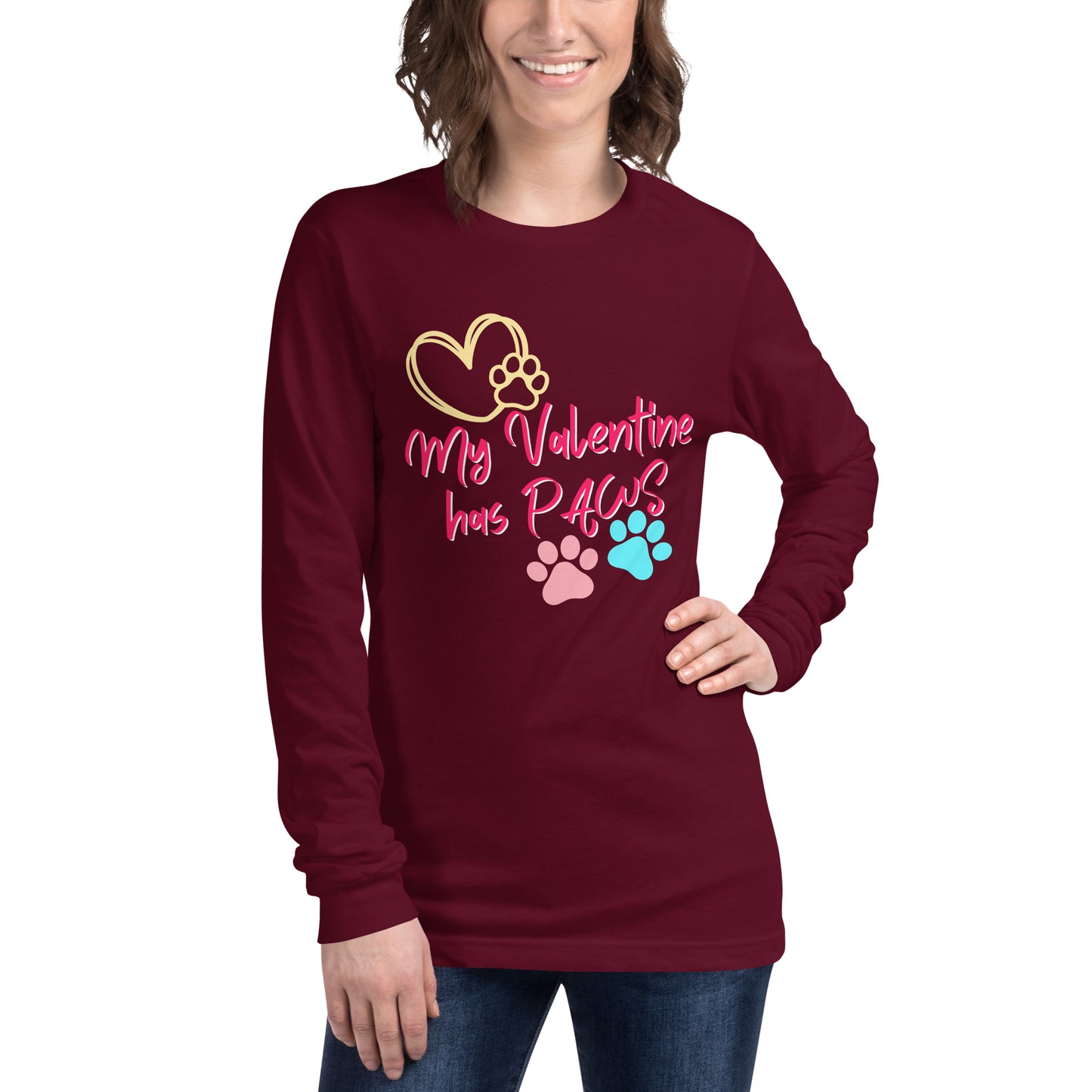 Paw Valentine - Long-Sleeve T-Shirt