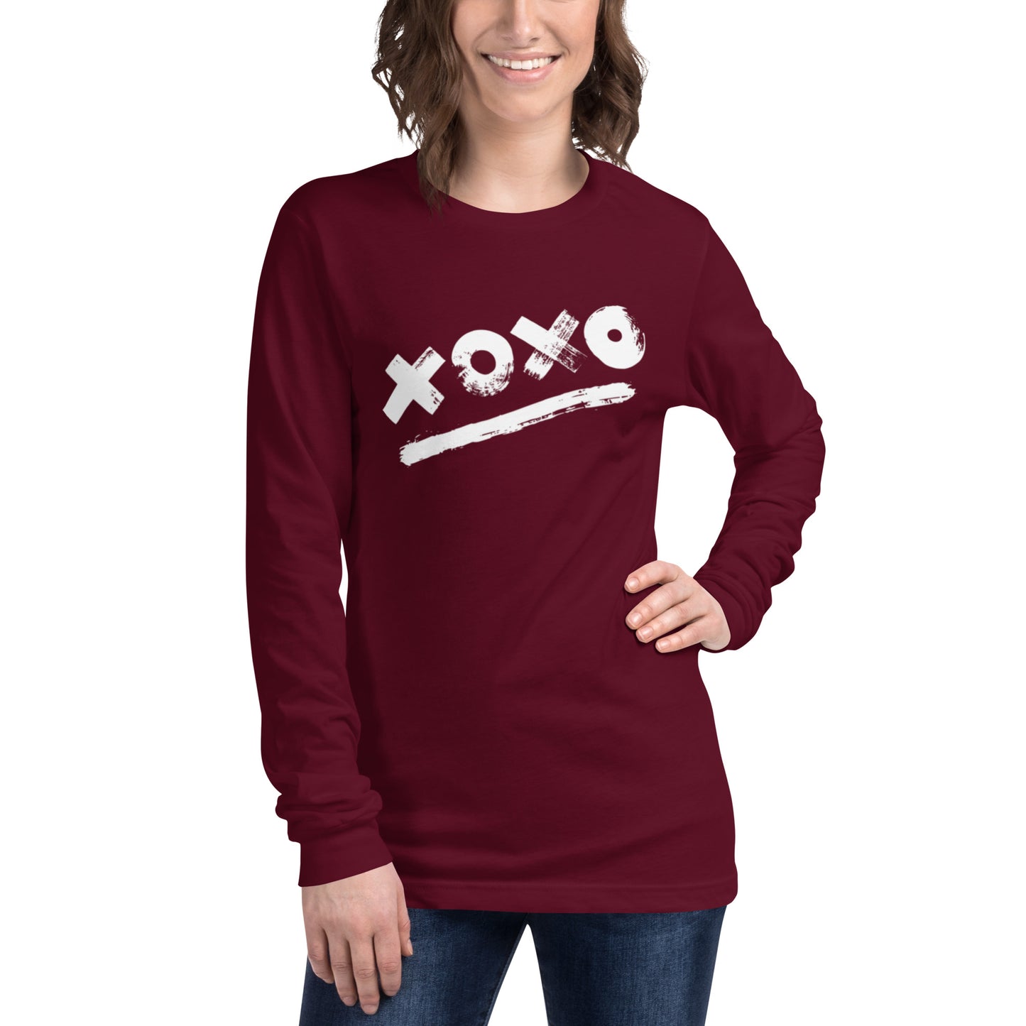 White XOXO - Long-Sleeve T-Shirt