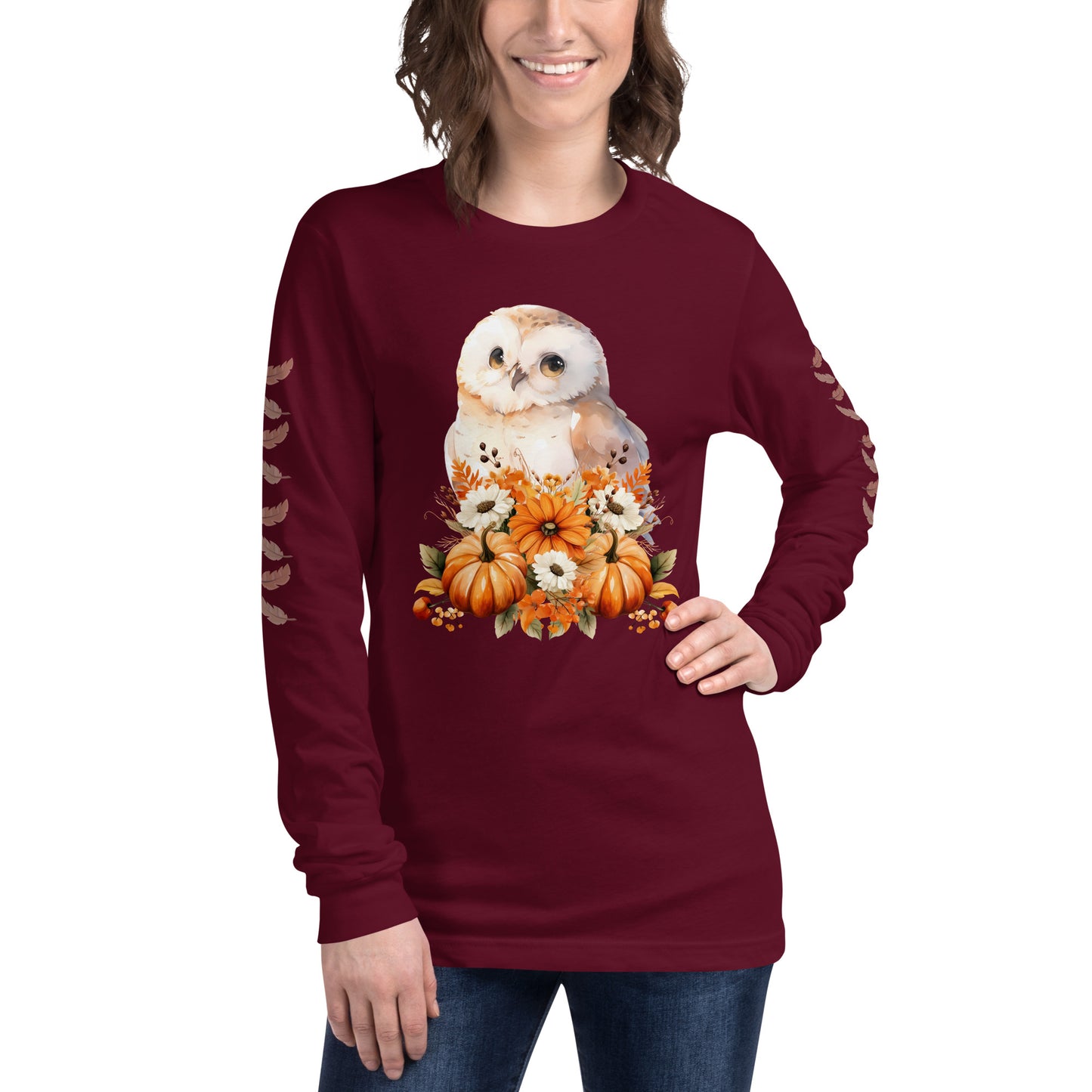 Autumn Owl - Long-sleeve T-Shirt
