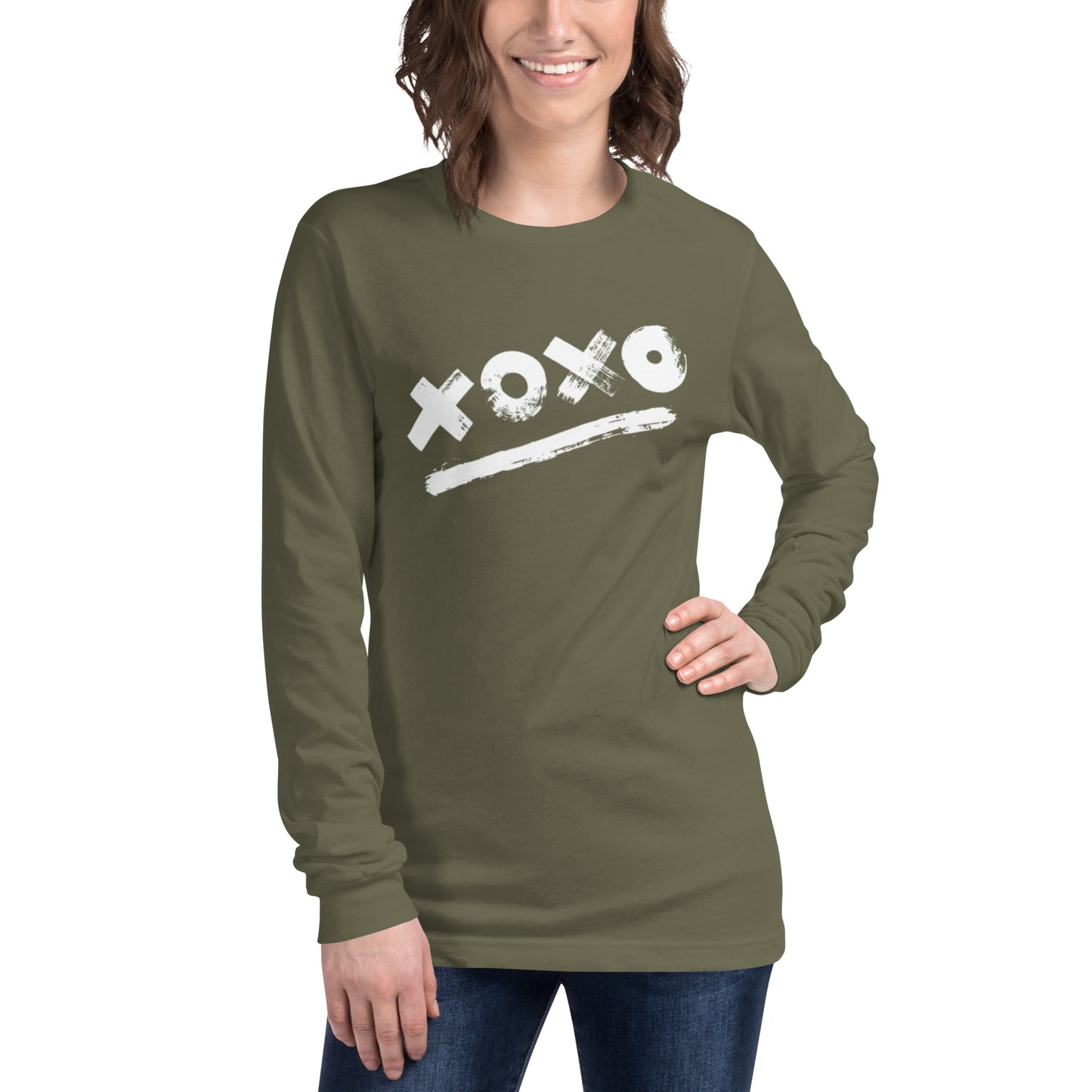 White XOXO - Long-Sleeve T-Shirt