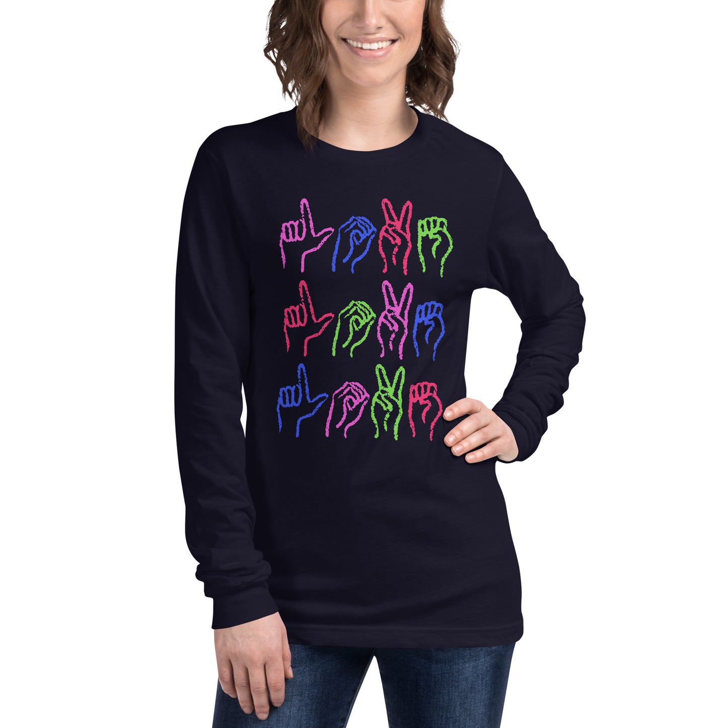 Love (Sign Language) - Long-Sleeve T-Shirt