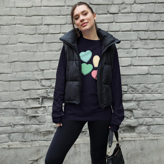 Candy Hearts - Long-Sleeve T-Shirt