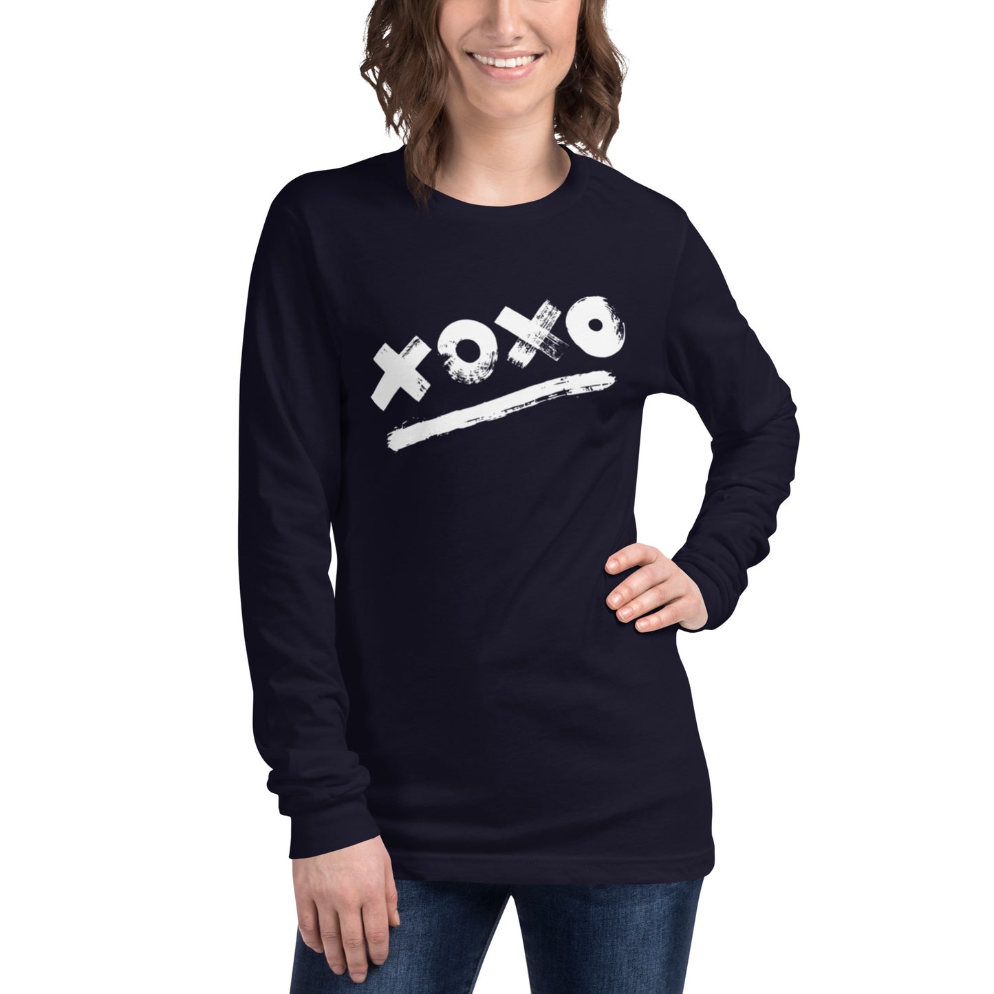 White XOXO - Long-Sleeve T-Shirt