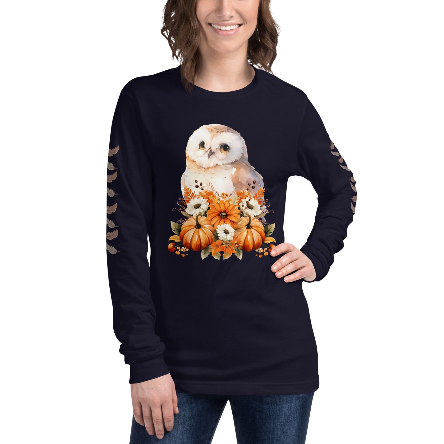 Autumn Owl - Long-sleeve T-Shirt