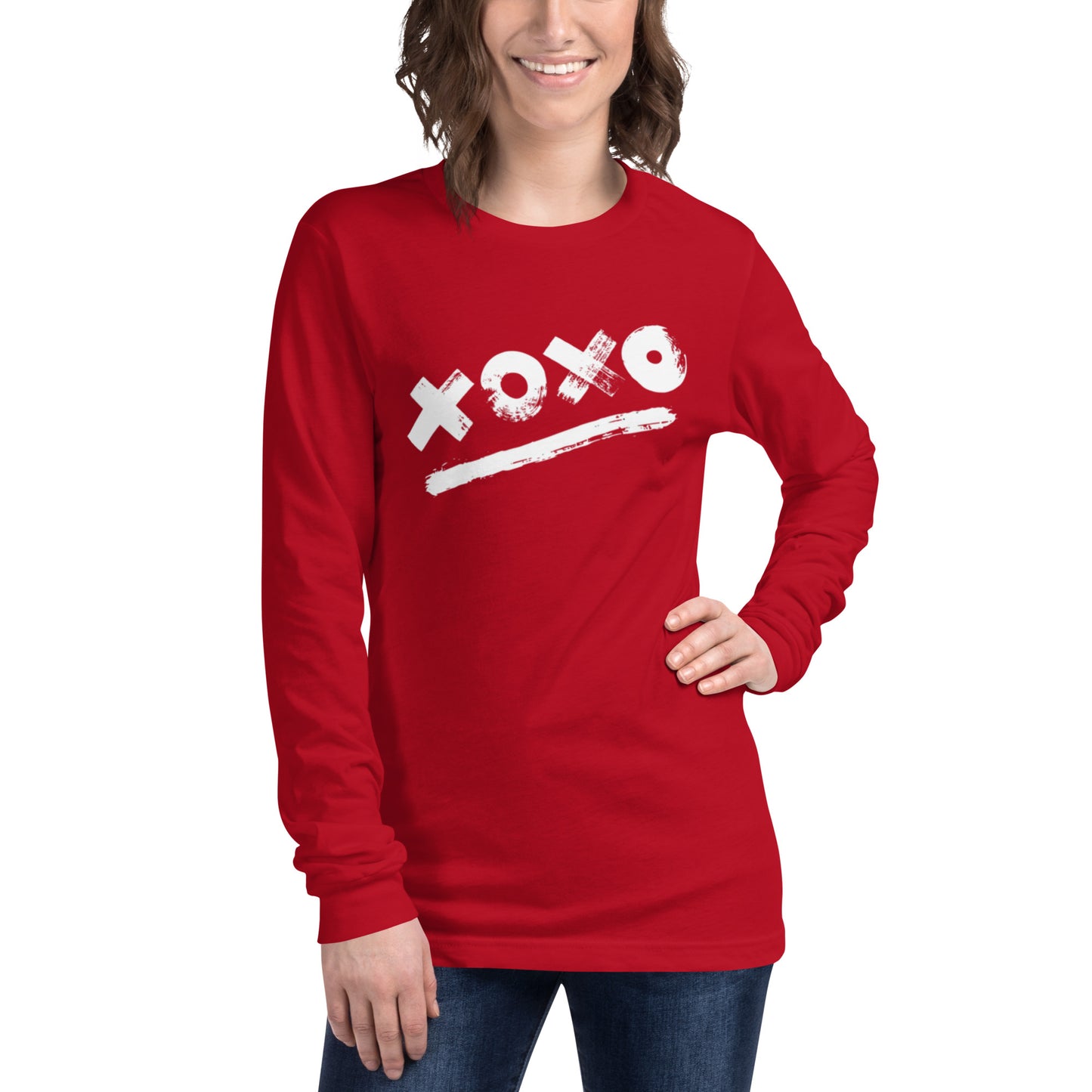 White XOXO - Long-Sleeve T-Shirt