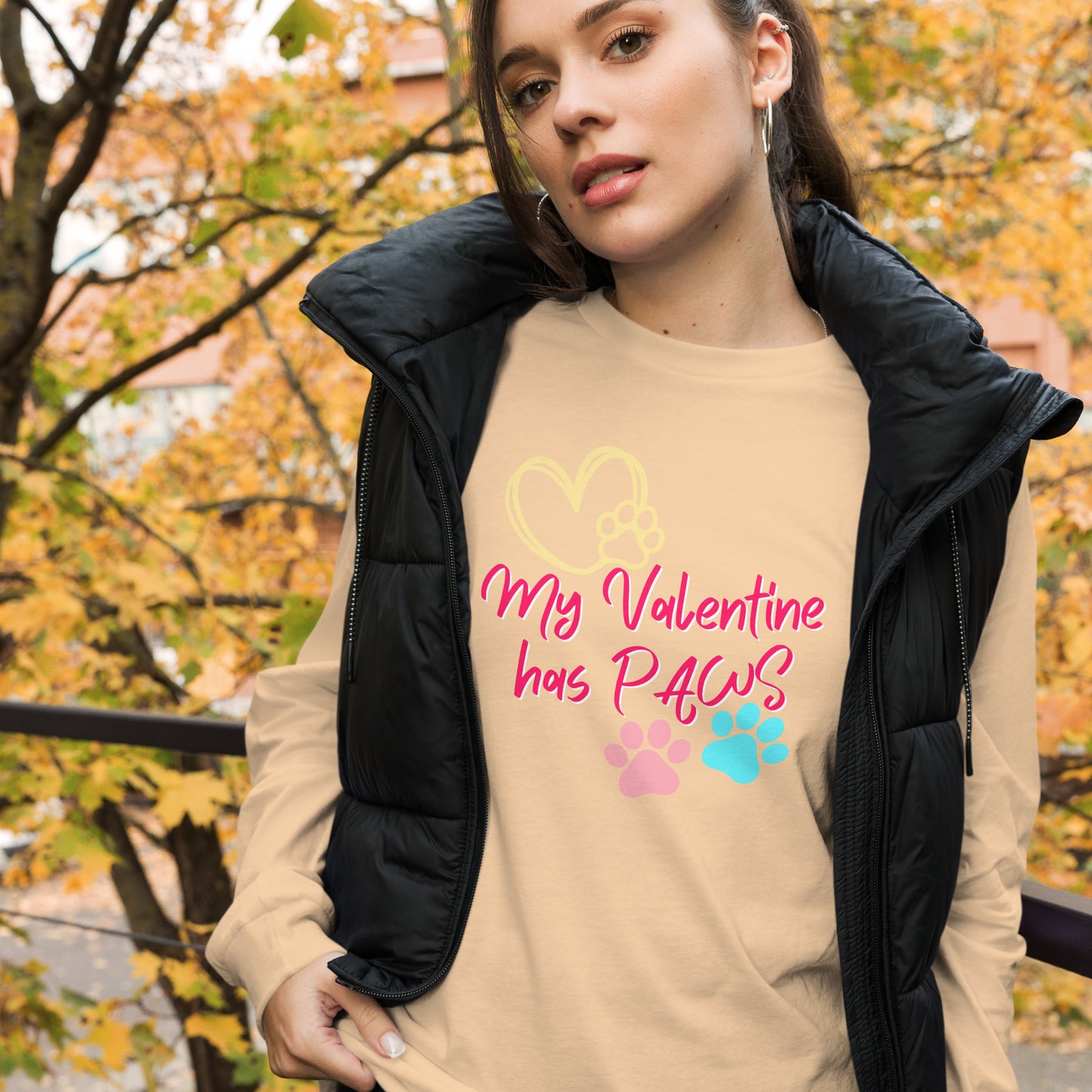 Paw Valentine - Long-Sleeve T-Shirt