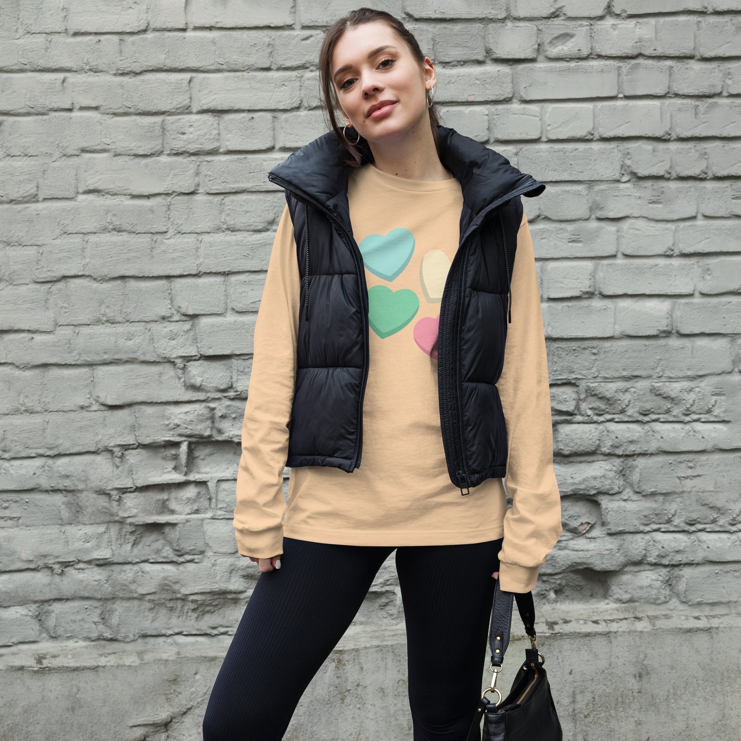 Candy Hearts - Long-Sleeve T-Shirt
