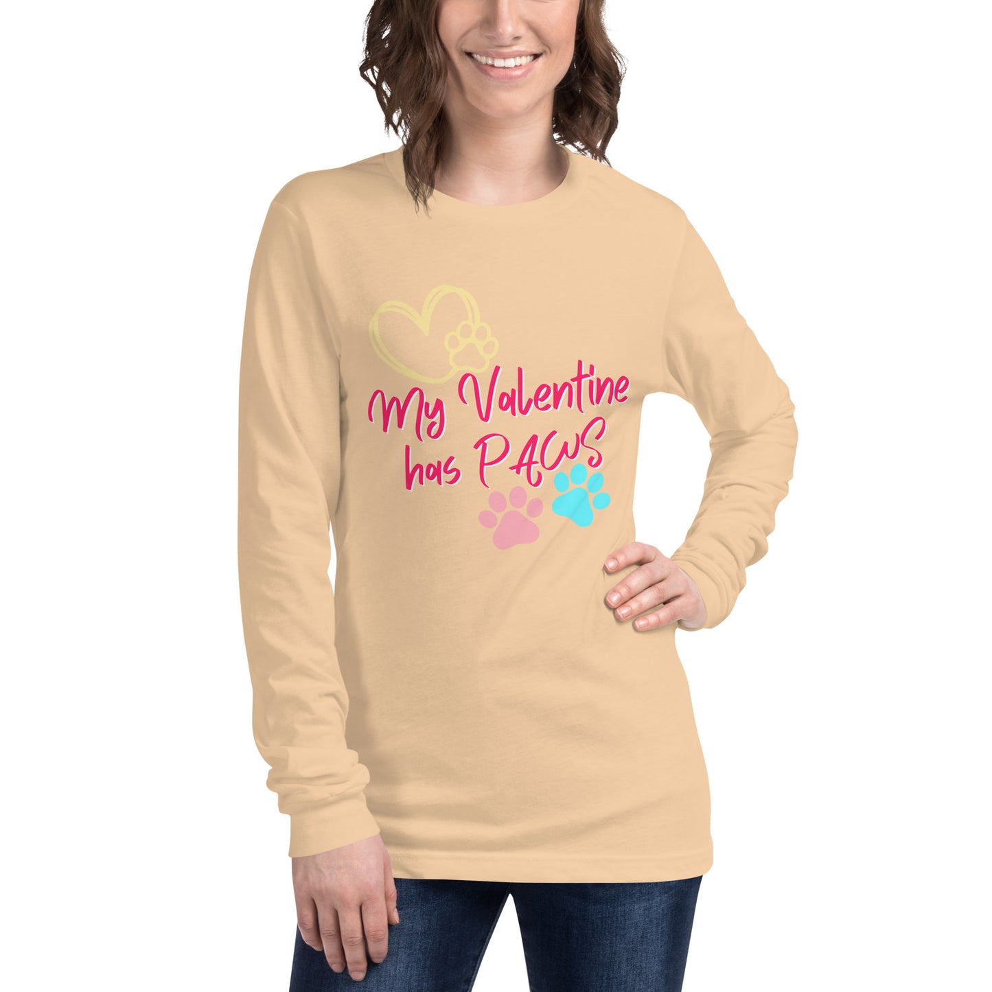 Paw Valentine - Long-Sleeve T-Shirt