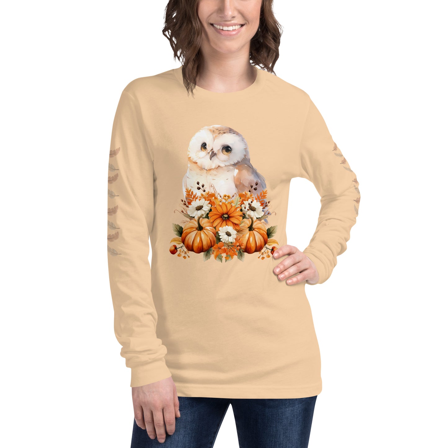 Autumn Owl - Long-sleeve T-Shirt