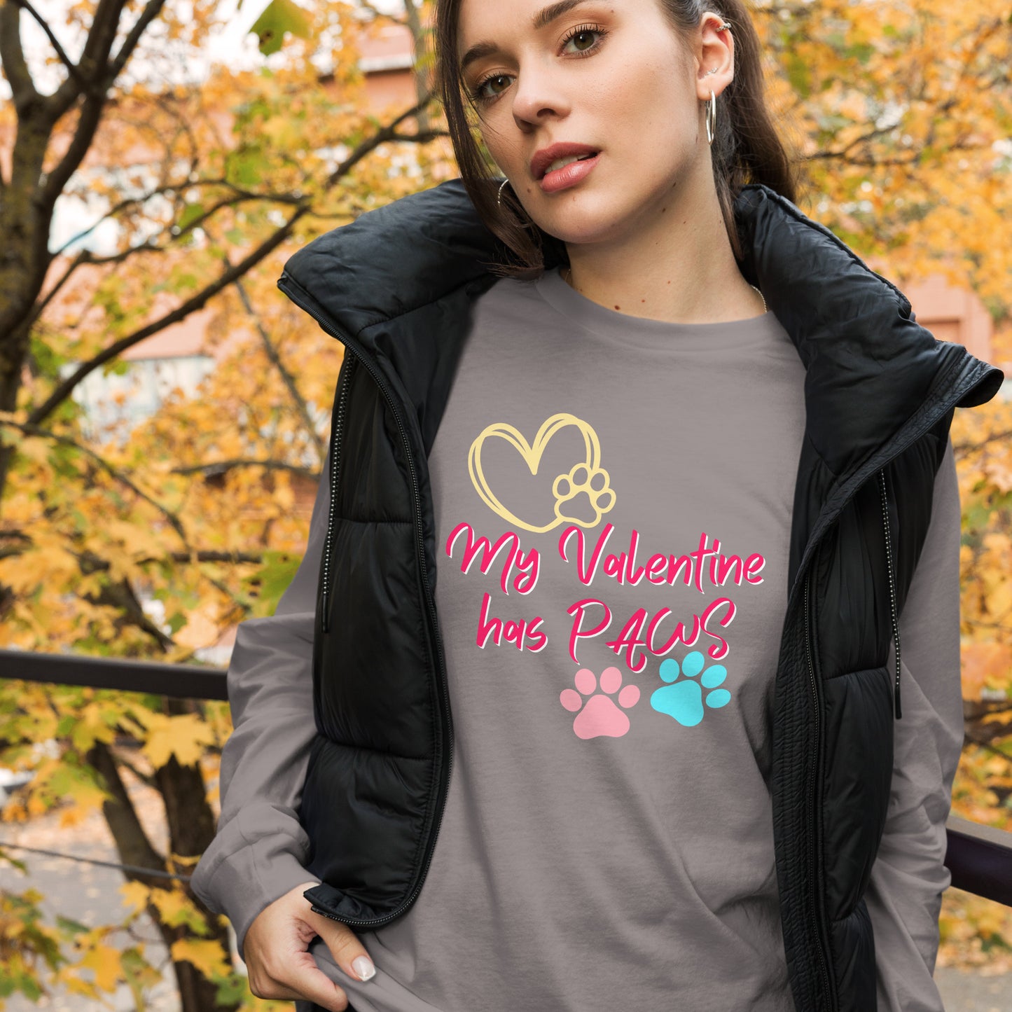 Paw Valentine - Long-Sleeve T-Shirt