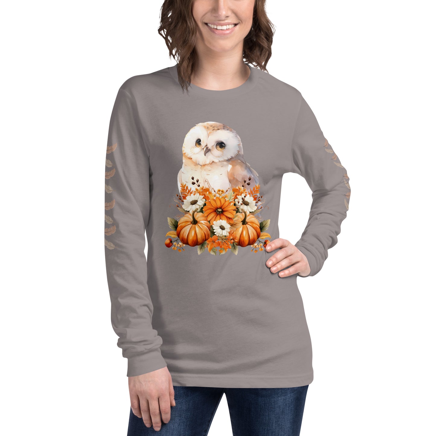 Autumn Owl - Long-sleeve T-Shirt