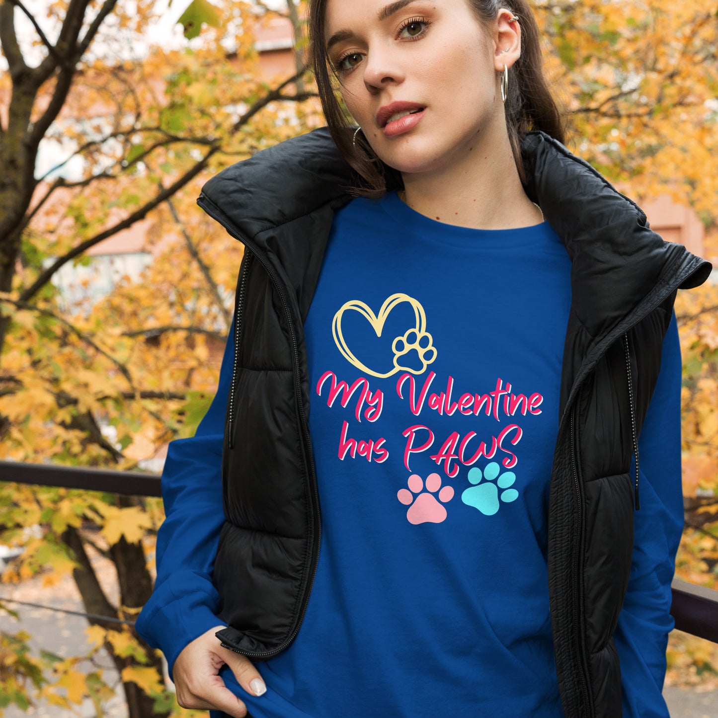 Paw Valentine - Long-Sleeve T-Shirt