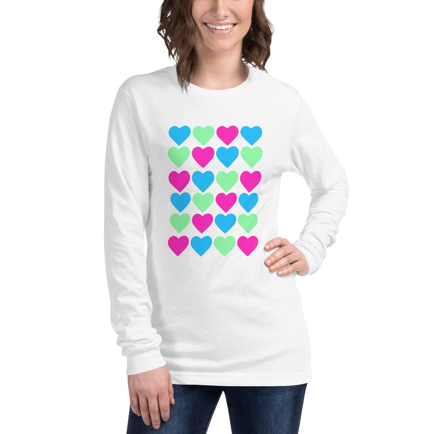 Bright Hearts - Long-Sleeve T-Shirt