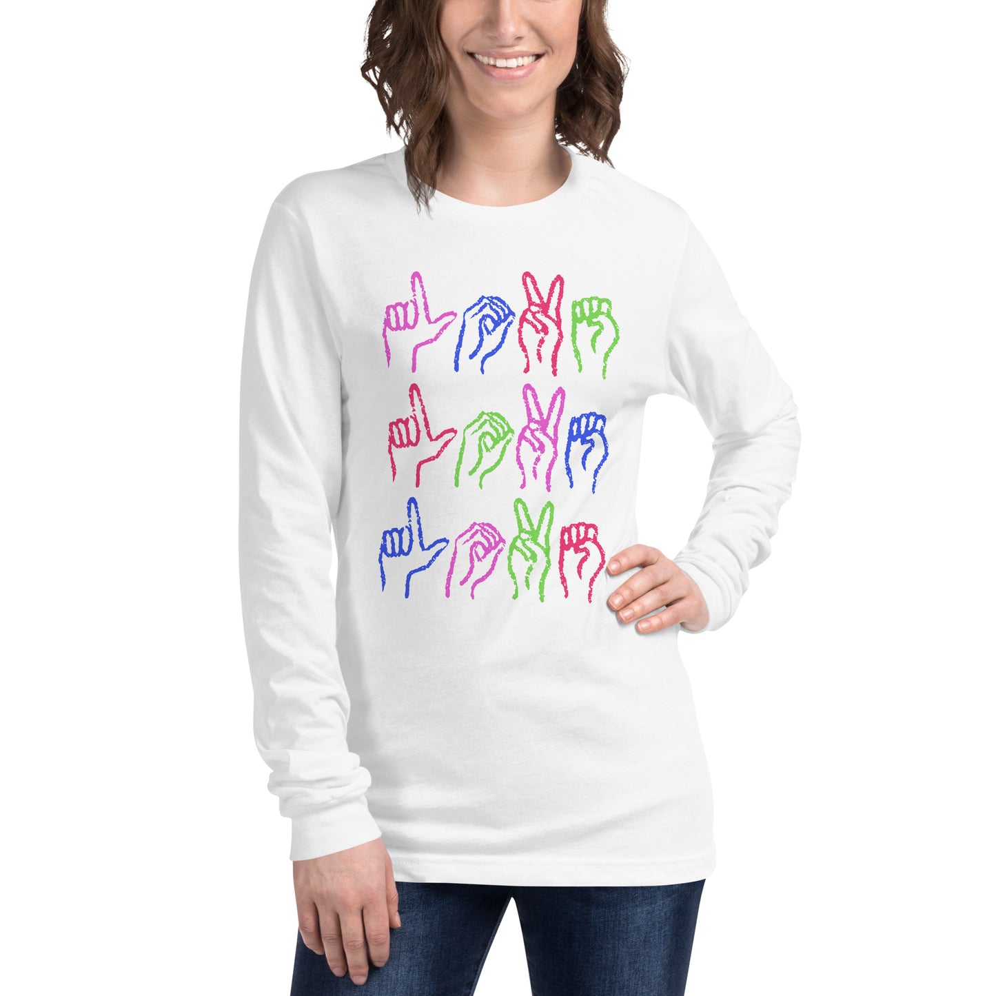 Love (Sign Language) - Long-Sleeve T-Shirt