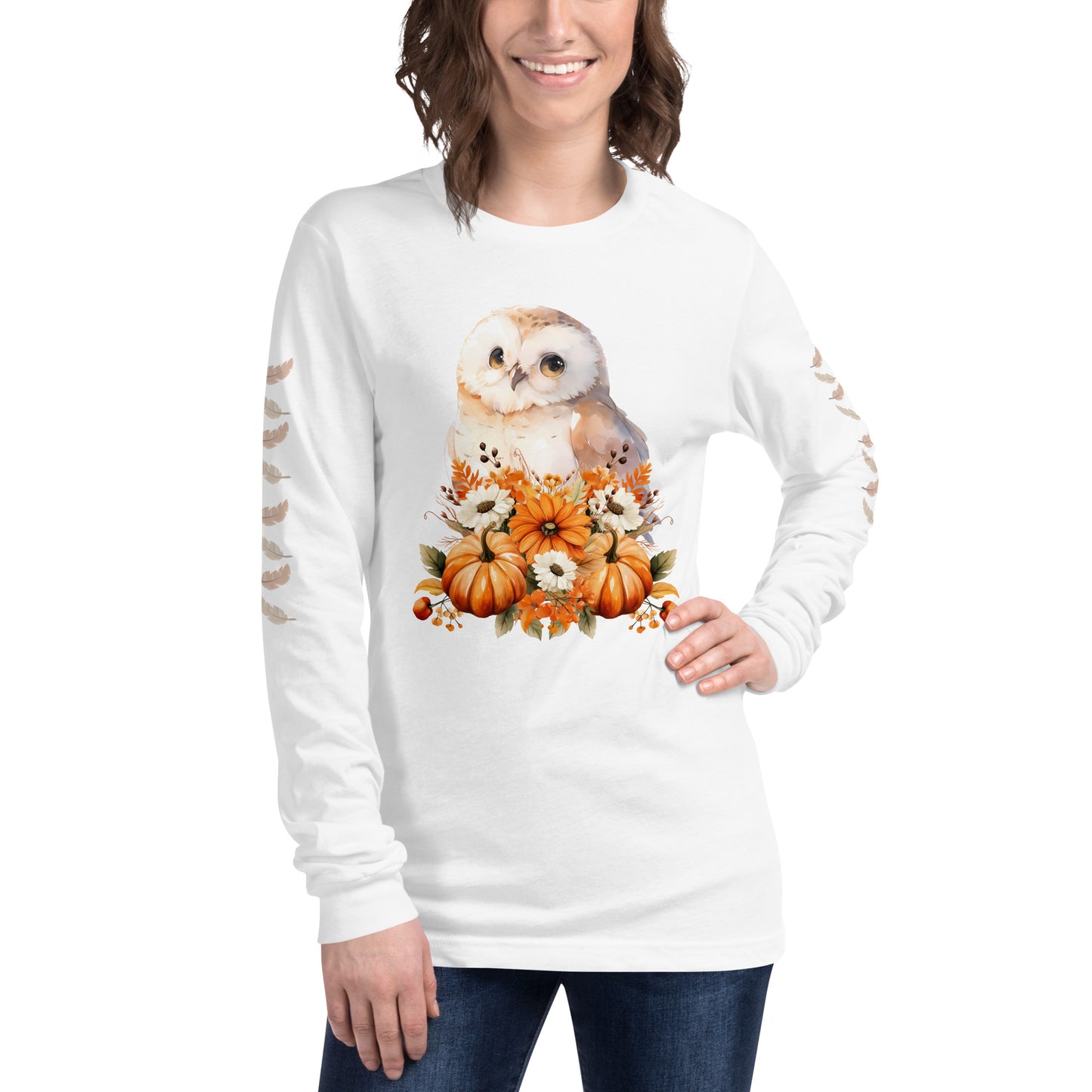 Autumn Owl - Long-sleeve T-Shirt