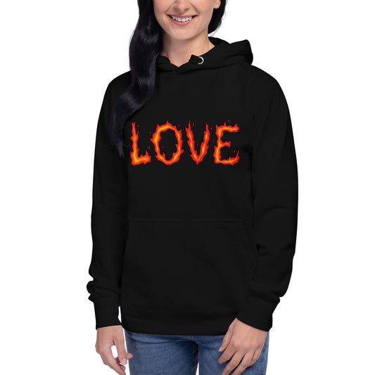 Burning Love - Premium Hoodie