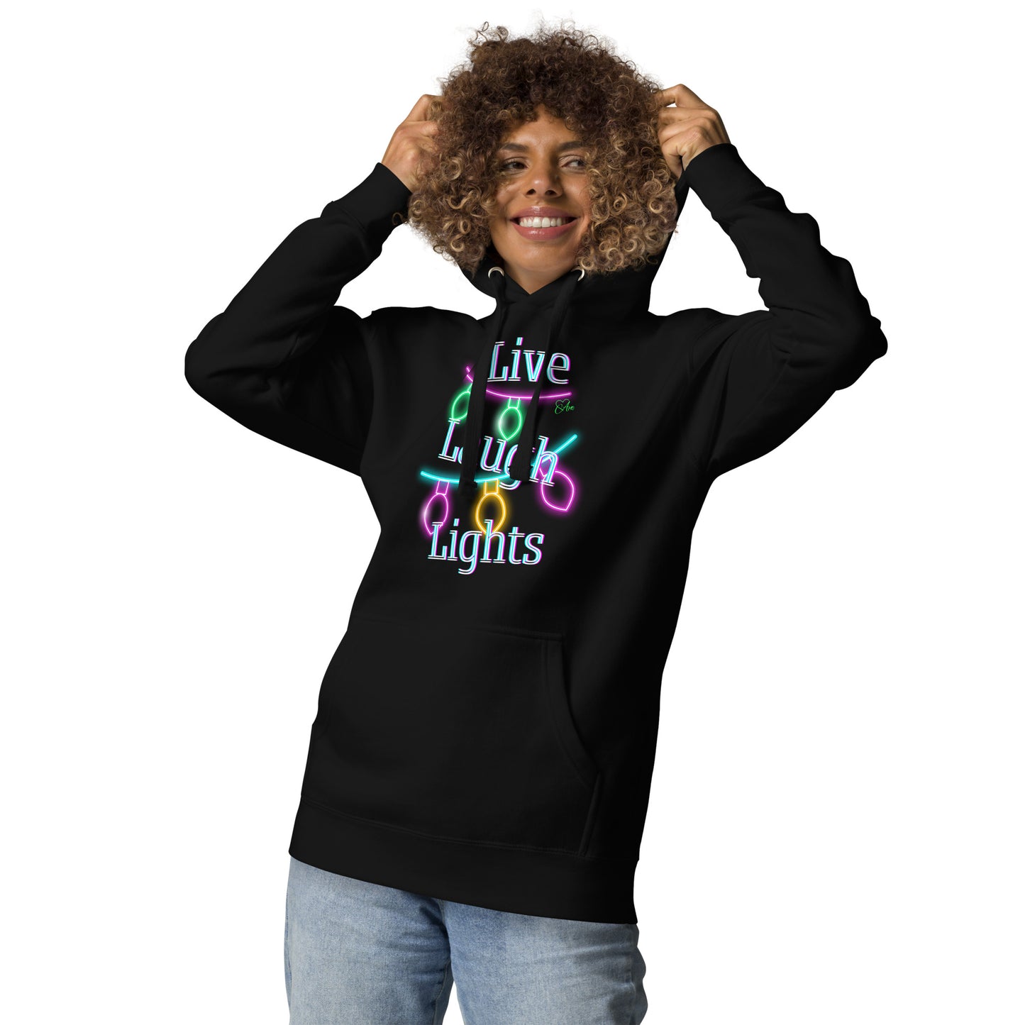 Lights Dark - Premium Hoodie