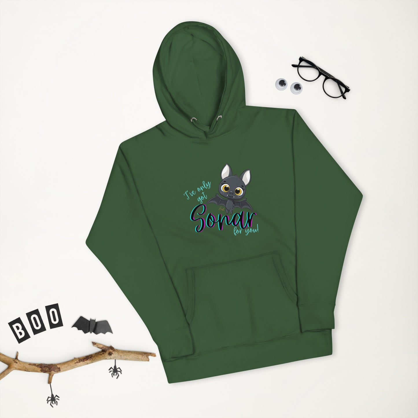 Bat Sonar - Premium Hoodie