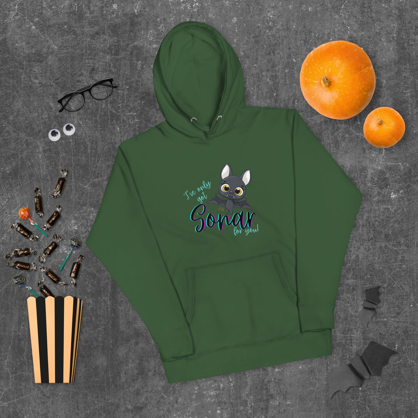 Bat Sonar - Premium Hoodie