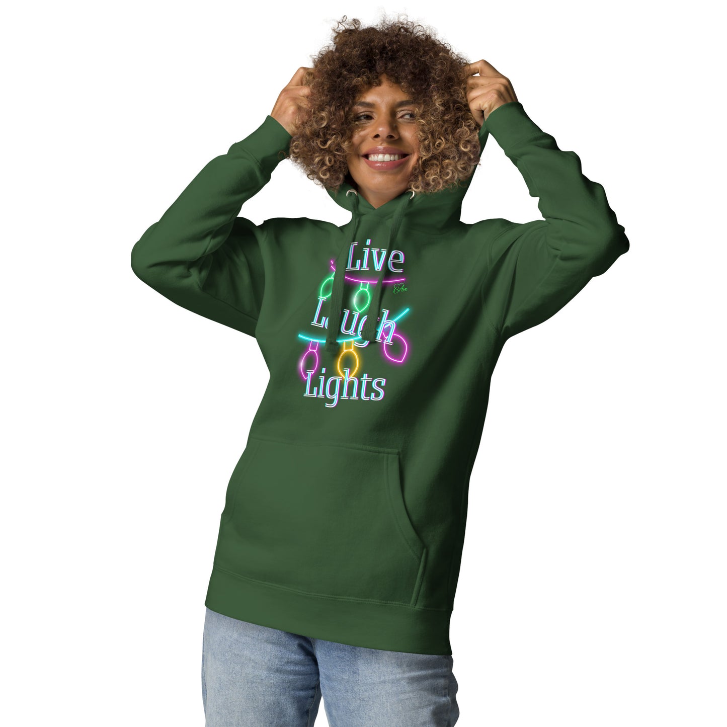 Lights Dark - Premium Hoodie